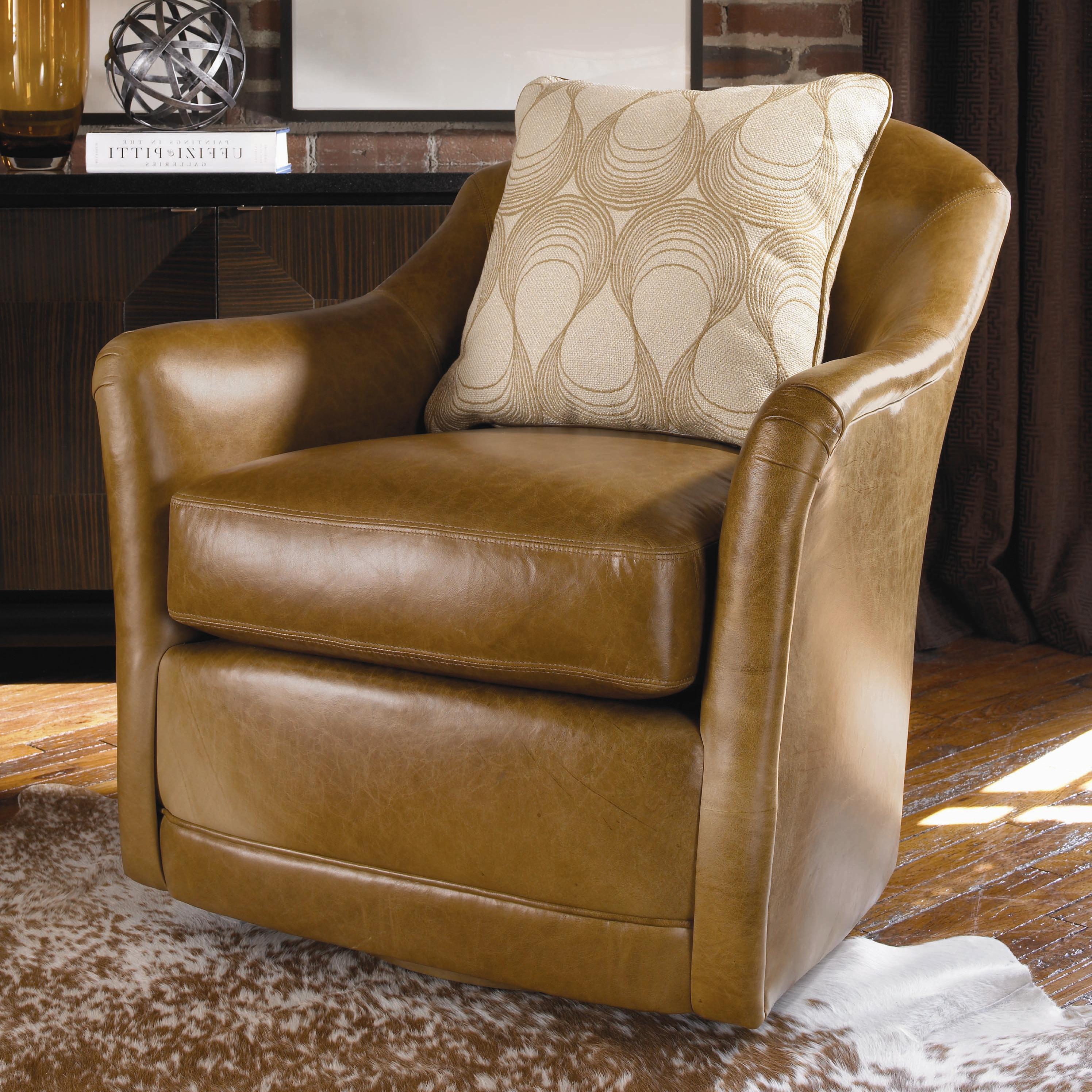 Century Swivel Chairs Century LR-17164 Lounge Back Swivel Chair | Baer